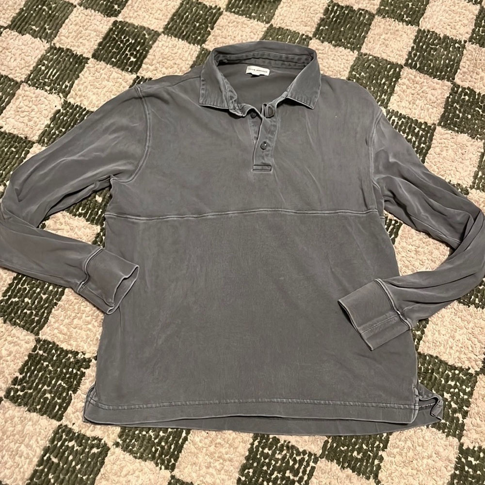 Club Monaco Washed Rugby Shirt - Picture 3 of 6